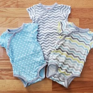 Skip Hop Side Snap Onesies (3 pack)